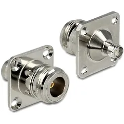DELOCK HF Adapter N-Buchse -> SMA-Buchse zum Einbau 30,5