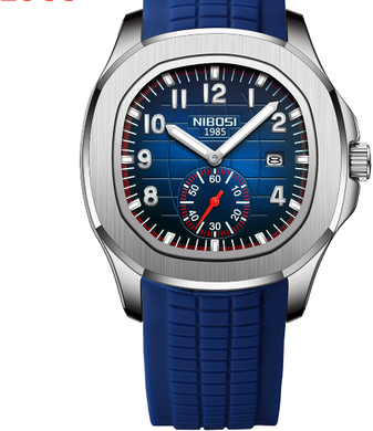 ModernMart AquaLuxe Mens Waterproof Quartz Watch With Luminous Dial & Auto Date e