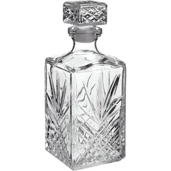 Dosen-Zentrale Bormiolio Rocco Whisky Karaffe Selecta (Farbe klar, Dekanter 1000 ml, spülmaschinenfest, Glaskaraffe, Serviergefässe, Transparent