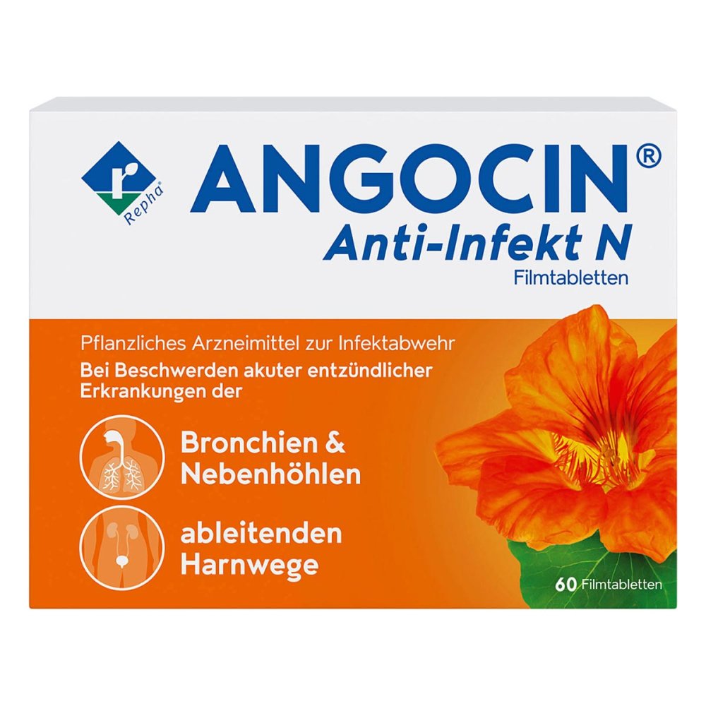 REPHA GmbH Biologische Arzneimittel Angocin Anti-infekt N Filmtabletten 20113516