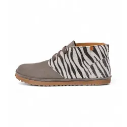 El Naturalista für Damen. 25374P1F1005_ESP N5374P Wulf Zebra-Lederstiefelette (41), Wohnung, Schnürsenkel, Lässig, Tierdruck
