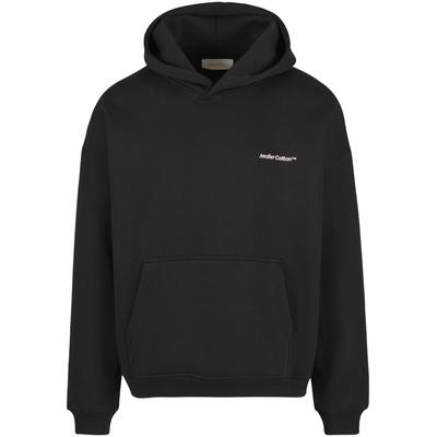Kapuzensweatshirt ANOTHER COTTON LAB "Another Cotton Lab Another Cotton Lab Detox Club Oversize Hoodie", Herren, Gr. XS, schwarz, 90% Baumwolle, 10% Polyester, bedruckt, Rundhals, Sweatshirts