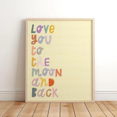 Uplift Picks Unicorn Nursery Wall Art Magical Quote Canvas Print For Kids Room Decor 07 50x75 Cm no Frame