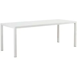 Großer Esstisch Quatris 200x80x75 cm weiß