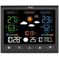 TFA Funkwetterstation, Wetterstation, Schwarz