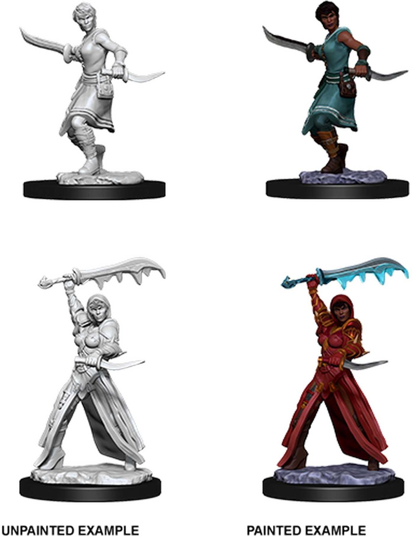 Wiz Kids LLC D;D Nolzur’s Marvelous Unpainted Female Human Rogue Miniature for Dungeons & Dragons
