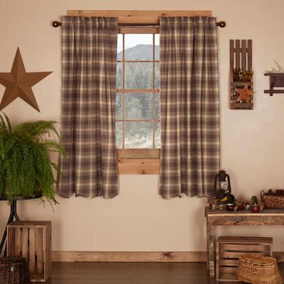 VHC Brands Dawson Star Scalloped Short Panel Set of 2 63x36 - Short Panel 63x36