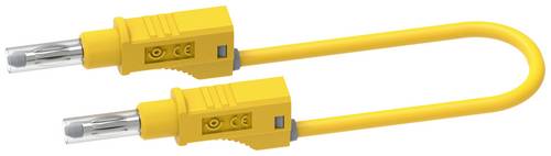 Electro PJP 2217/600V-CD1-50J Messleitung Bananenstecker Bananenstecker 0.50m Gelb 1St.