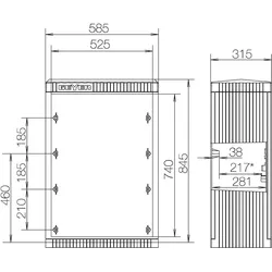 ABN Kabelverteilerschrank SL080