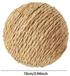 Uplift Essentials Sisal Interactive Cat Scratching Ball brown