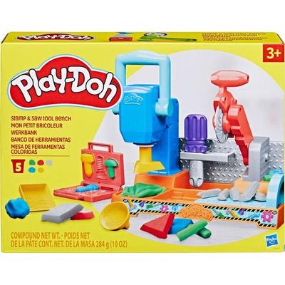 Hasbro F91415L0 - Play-Doh Werkbank, Kreativ-Spielset, Knete