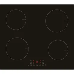 PKM Kochfeld Induktion Glaskeramik IN4BGN - Touch Control Bedienung; Booster, 4 Kochzonen; max. 7360 Watt, Stop & Go, Timer