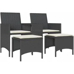 vidaXL, Gartenlounge, Urtaros (Mit Fusshocker)