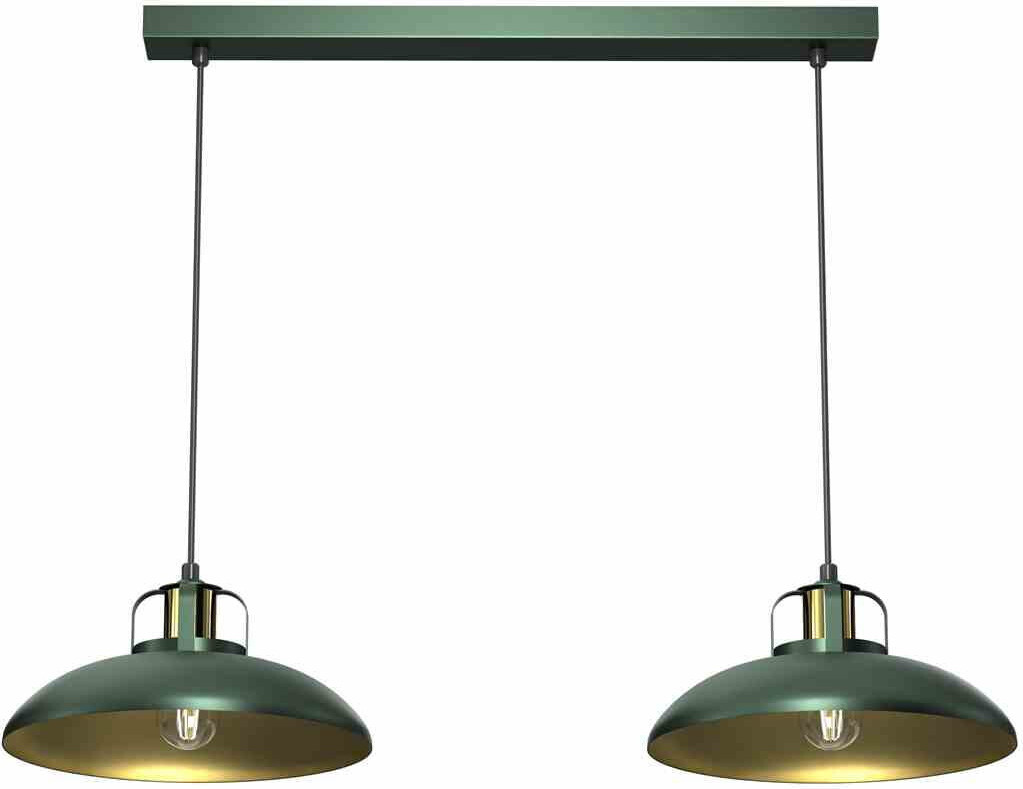 Milagro FELIX MLP7710 groene en gouden kroonluchter hanglamp