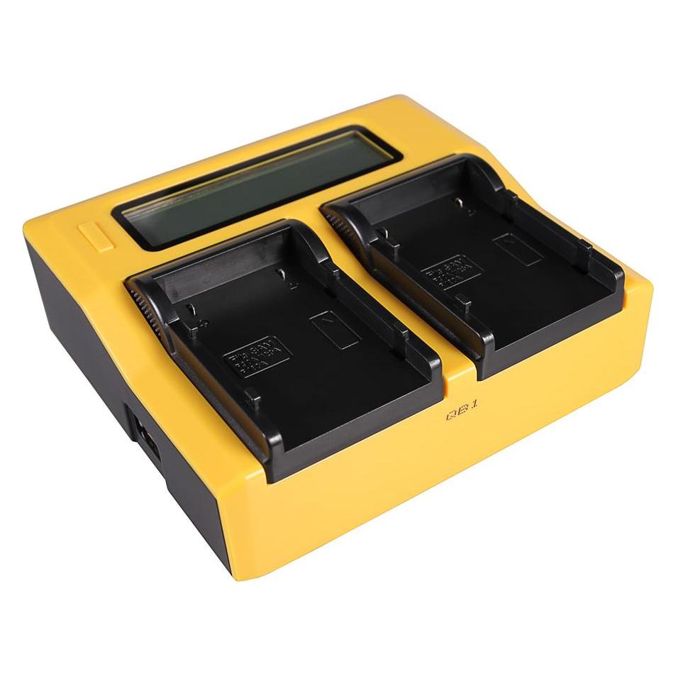Patona Dual LCD USB Ladegerät f. Samsung SB-P90A SC SC105L SC-105L SCM105 SC-M105 SCM105S (Kamera Akku Ladegerät) (34655144)