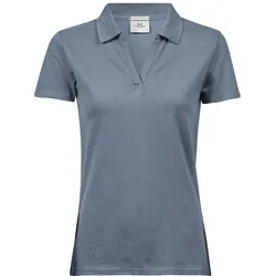 Tee Jays Damen V-Ausschnitt Luxury Stretch Piqué Polo 1409
