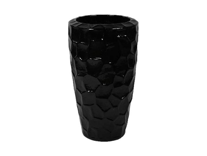 Hochwertiger In-/Outdoor Blumentopf „Cascara Partner“, verschiedene Grössen Keramik Schwarz Baq Design