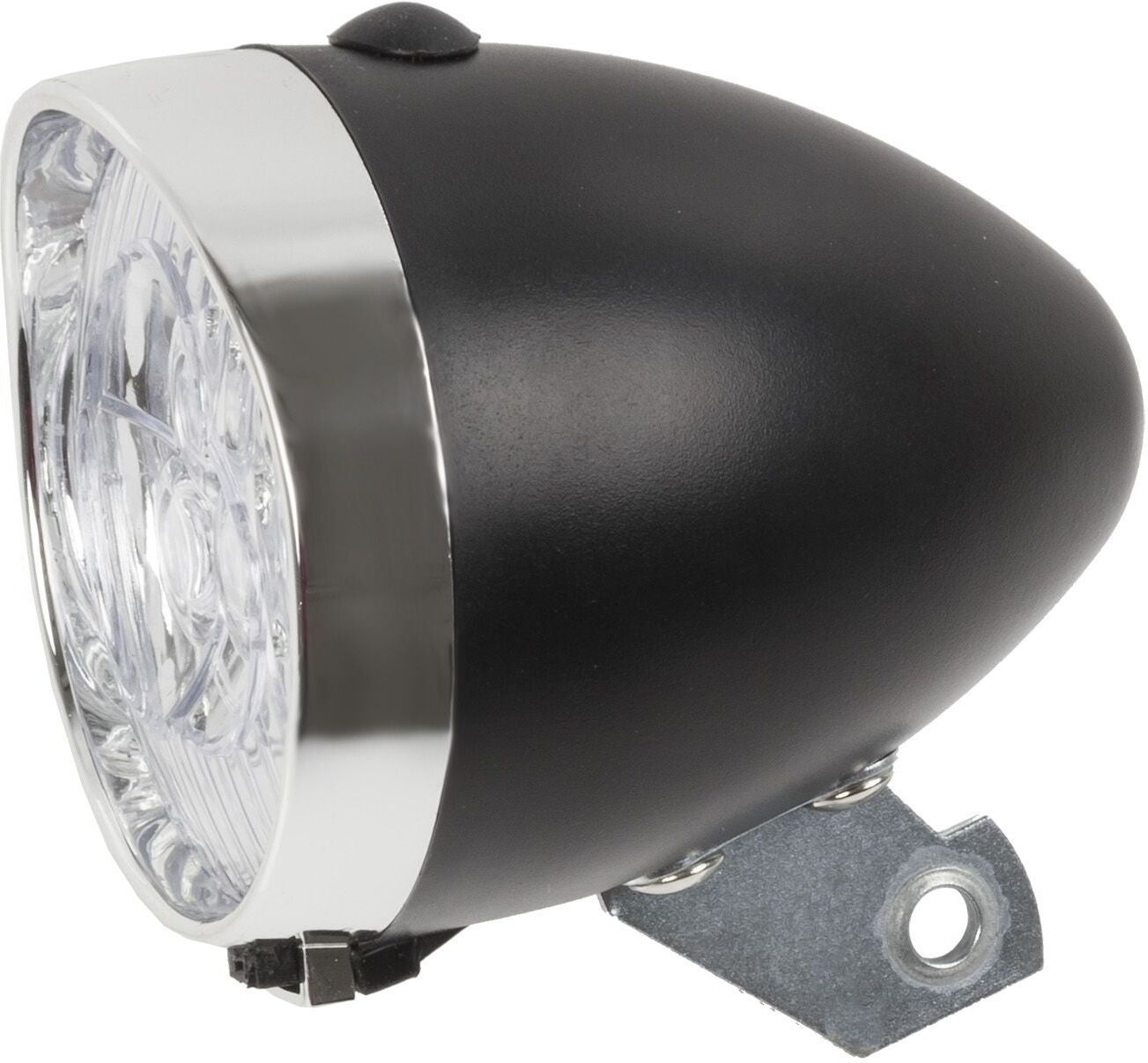 M-Wave Retro Led-Cykelforlygte – Sort, 3 × Aaa