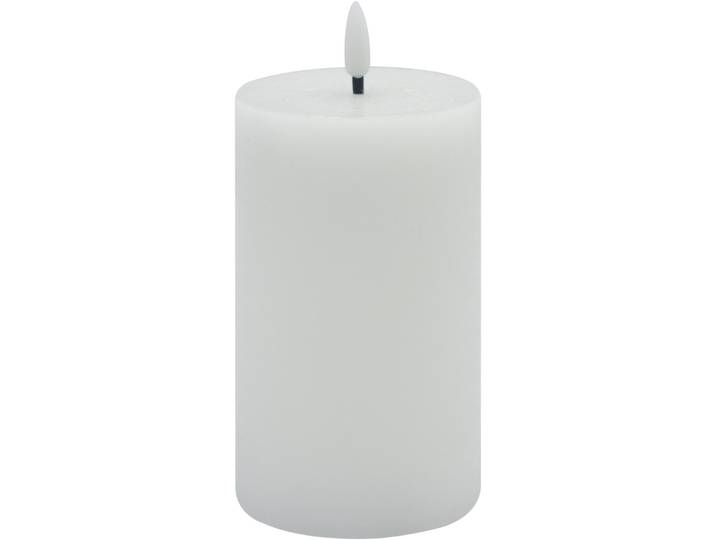 Kerze Pastel & Contrast weiss Wachs D 7.5 cm - Kerze