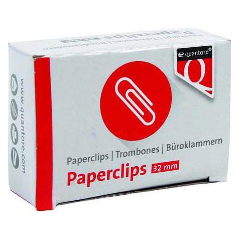 Quantore Büroklammer R2 32mm Kurz, 100 Stk. (100x) (59957067)