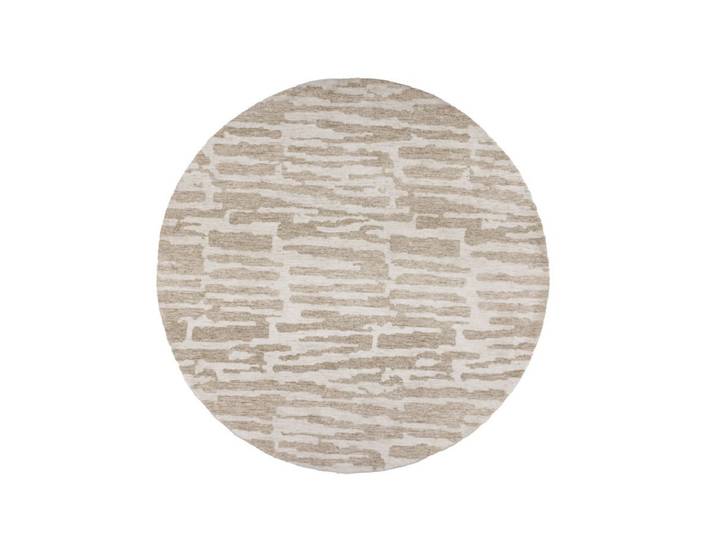Teppich Vano – runde Form in Beige - Beige - Luxusbetten24