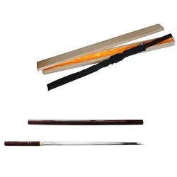 Katana Practical Red inklusive lackierter Holz Saya