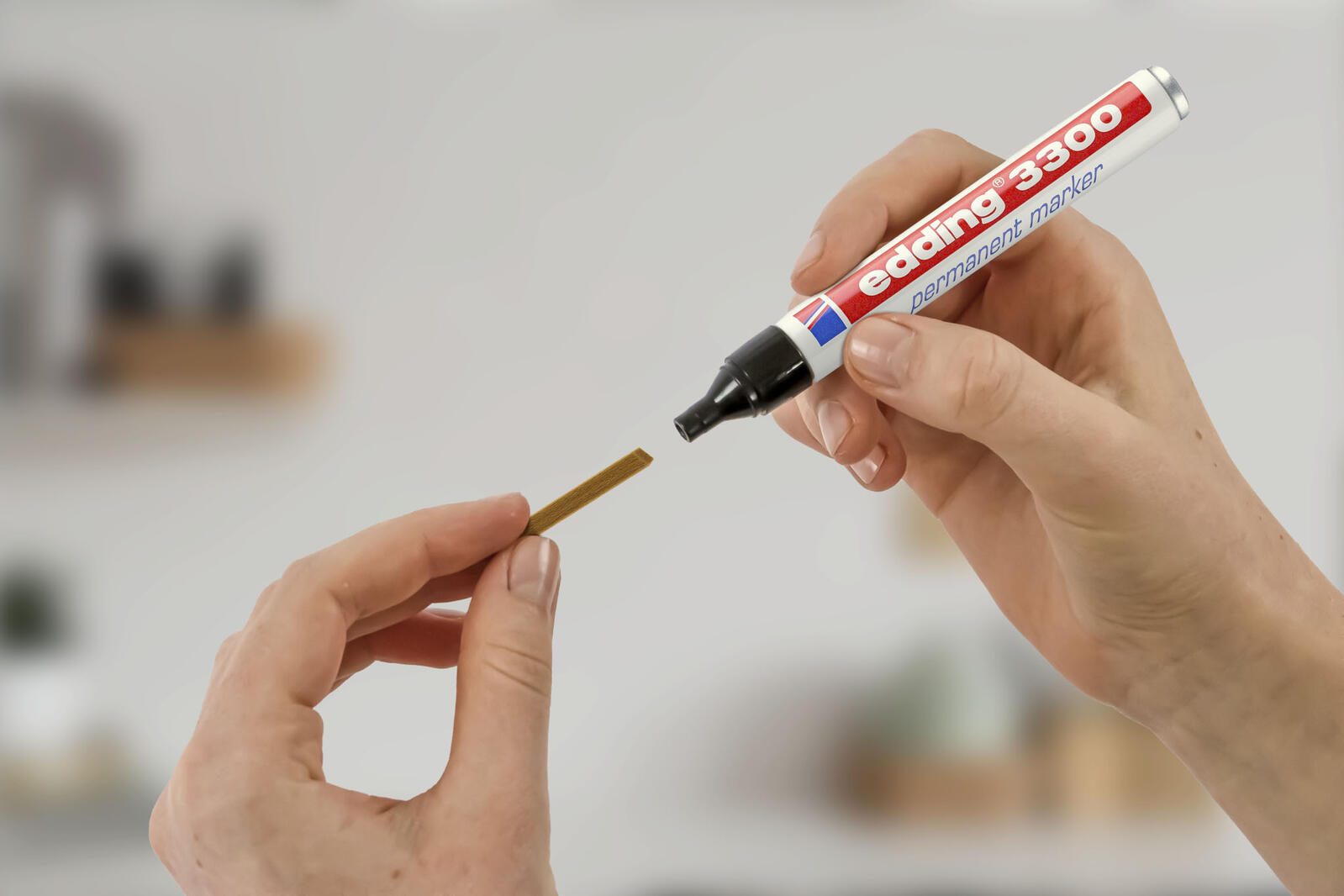 edding Ersatzspitzen für Permanentmarker natur 4-3300N
