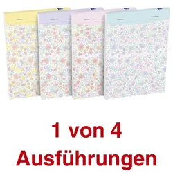 OXFORD Notizblock GO Floral DIN A6 liniert