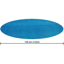 PE-Solarabdeckplane passend für 457 cm und 488 cm Pools, blau, rund