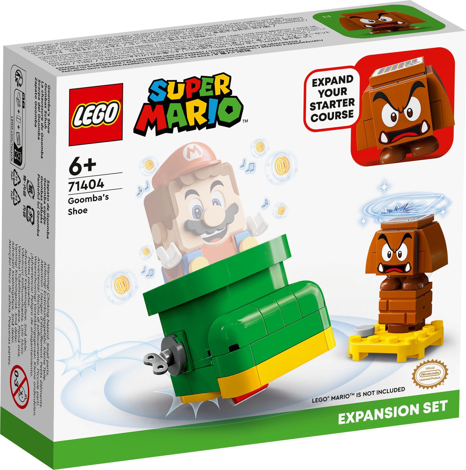 LEGO 71404 Super Mario Gumba-schoen Uitbreidingsset met Gumba-figuur