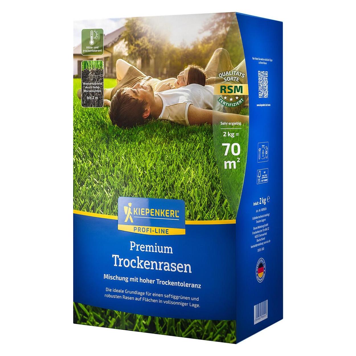 Kiepenkerl Profi-Line Premium Trockenrasen, 2 kg (Rasensamen) (01089024-000-00)