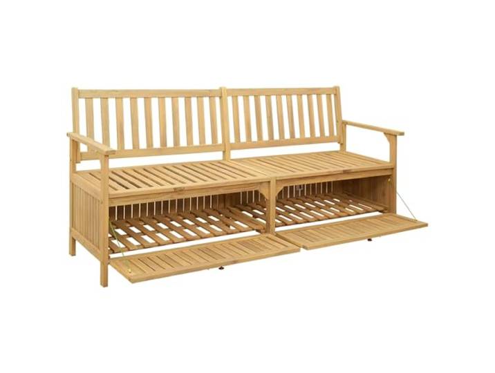 KGPWRCVD Garten-Aufbewahrungsbank 2-Seater 170x63x84 cm