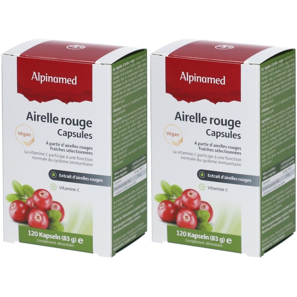 Alpinamed Preiselbeer 2x 2x120 St Kapseln