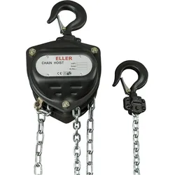 Eller PH2 Manual Chain Hoist 1000 kg Hubhöhe 10 m - Mit Überladungsschutz
