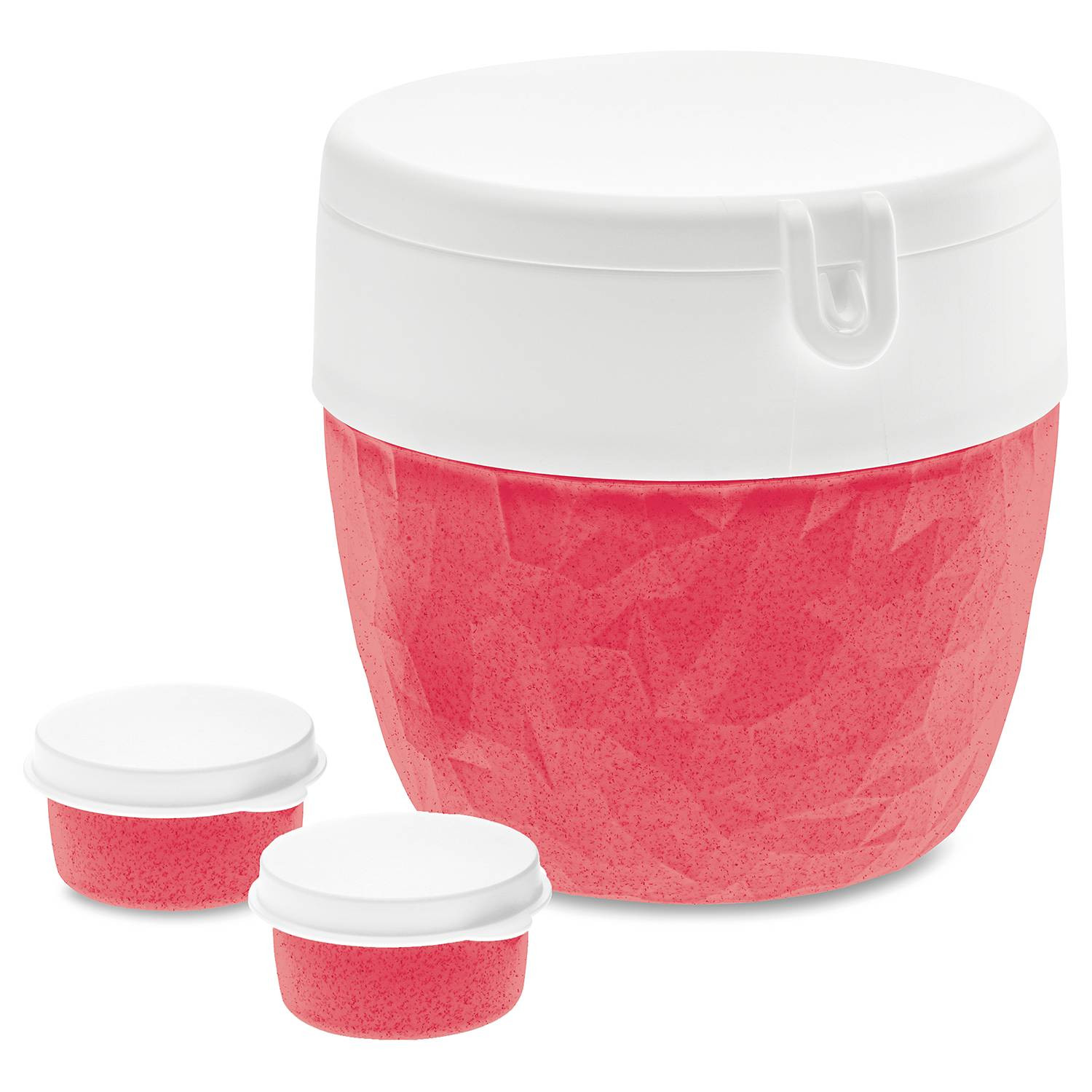 home24 Lunchbox Bentobox met deksel, Oranje, Ø 14 cm