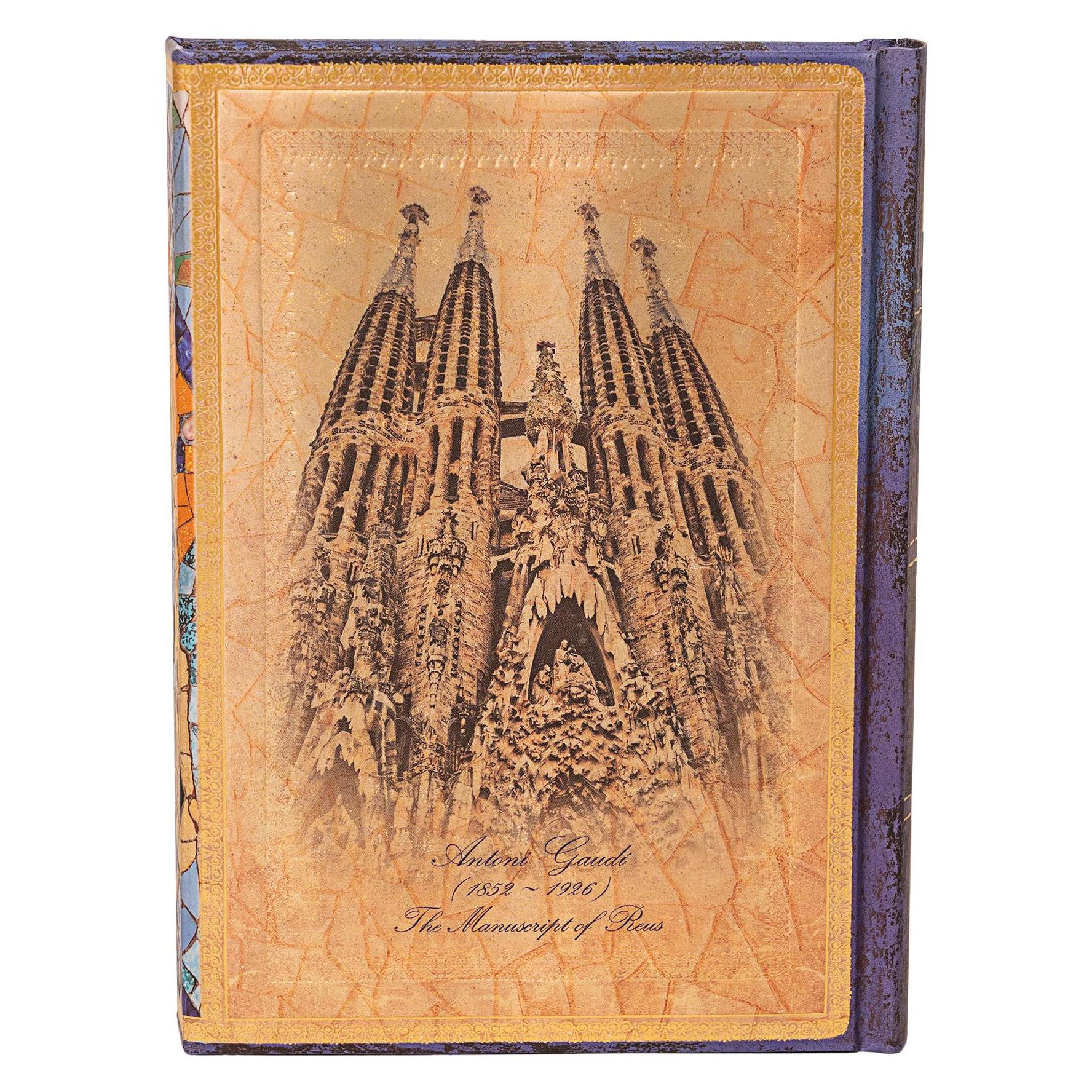Paperblanks Notizbuch Gaudis Reus Midi blanko (MIDI, Blanko, Liniert, Harter Einband) (9780-8)