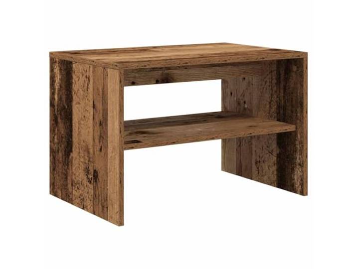 KUPTYERFG TV-Schrank Altholz-Optik 60x40x40 cm Holzwerkstoff TV-Board Flexibler Lowboard-Tisch für Wohnzimmer und Schlafzimmer mit praktischem Ablagefach in vintage Holz-Optik.