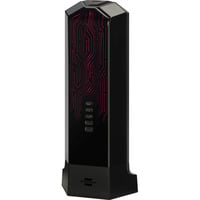 Gaming Tower 9fach RGB Light, Steckdosenleiste schwarz