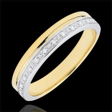 Edenly Trauring ElÃ©gance Gelbgold und Diamanten