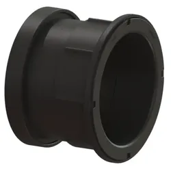 Kessel Zulaufstutzen DN 100 39100 ABS, mit Dichtung und Gewindering