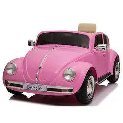 TPFLiving Elektro-Kinderauto Volkswagen Beetle Pink