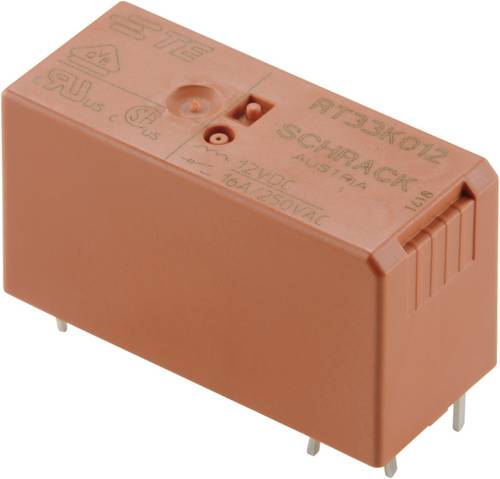 TE Connectivity RT33K012 Printrelais 12 V/DC 16A 1 Schließer