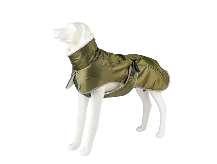 Hunde Wintermantel wasserdicht Grösse M khaki