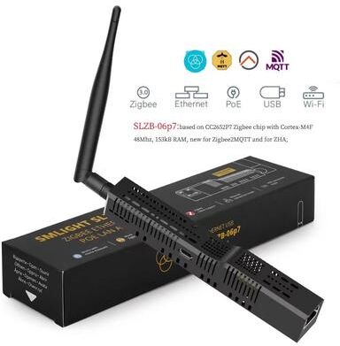 Uplift Essentials Zigbee To Ethernet WiFi USB Gateway With PoE Support For Smart Home Automation slzb 06p7