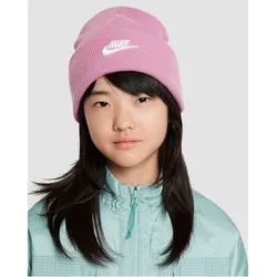 NIKE PEAK Beanie Kinder 646 - magic flamingo/white
