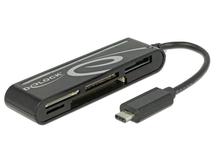 DeLOCK USB 2.0 Kartenleser USB Type-C Stecker 5 Slots 91739