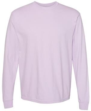 Comfort Colors C6014 Men's Adult Long Sleeve Top in Orchid size 3XL   Cotton 6014, CC6014