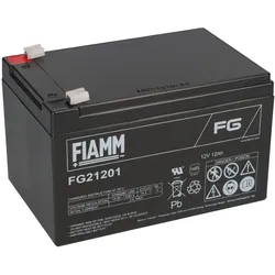 FIAMM FG21201 Standard AGM Bleiakku 12V 12Ah T1 / Faston 4,8 mm