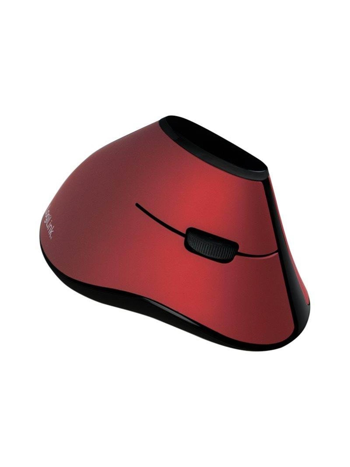 LogiLink Ergonomic vertical mouse wireless 2.4 GHz red - Vertical mouse (Rot)