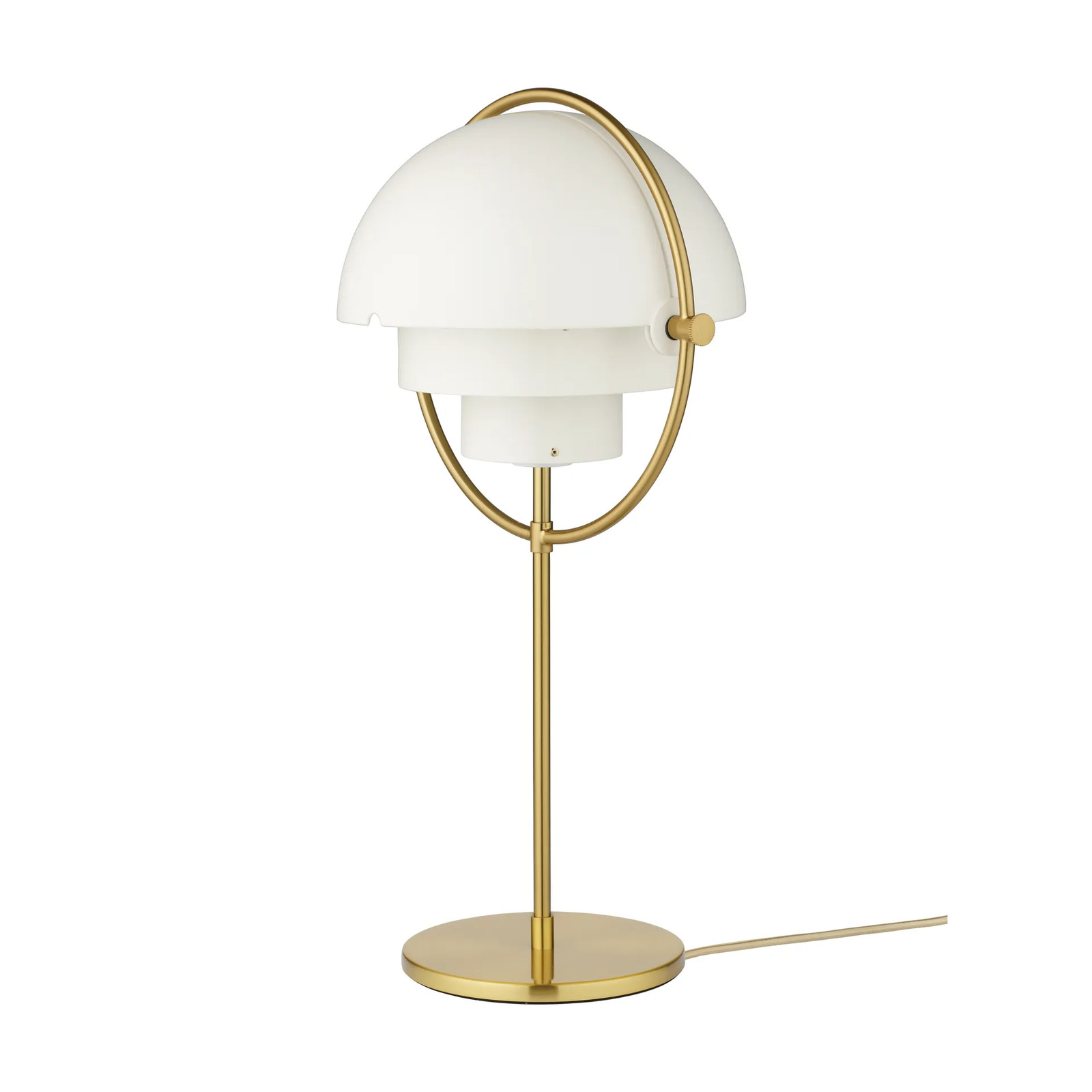 GUBI Multi-Lite Tafellamp Messing/Wit